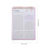 4Pcs Efficient Pink Gradebook Planner Notepad for Homeschool Use 11