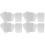 8Pairs Plastic Boot Support for Women Men Reusable Boot Shape Holders 4