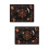 2Pcs Durable PVC Craft Cutting Mat Board Double-Sided Multi Color 7