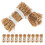 12Pcs Tiny Faux Hay Bales Lightweight Mini Straw for Craft Projects 1