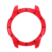 2Pcs Watch Frame Protector Tpu Red Black Lightweight Wear Resistant