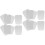 8Pairs Plastic Boot Support for Women Men Reusable Boot Shape Holders 6