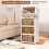 SavvyStor Storage Boxes with Lid 4Tier Plastic Storage Drawers Stacka 4