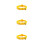 3Pcs Durable Yellow Bell Collar for Small Dogs Adjustable Design 8