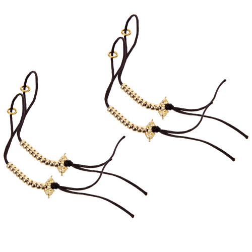 6Pcs Scratch-Resistant Brass Finger Counter for Buddhist Meditation