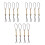 6Pcs Scratch-Resistant Brass Finger Counter for Buddhist Meditation 8