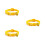 3Pcs Durable Yellow Bell Collar for Small Dogs Adjustable Design 7