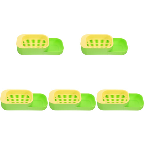 5Pcs Creative Cat Grass Planter Plastic Hydroponic Catnip Planting Box 2