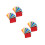 160Pcs Felt Fabric Sheets Assorted Colors DIY Craft Felt for Sewing 10