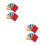 160Pcs Felt Fabric Sheets Assorted Colors DIY Craft Felt for Sewing 8