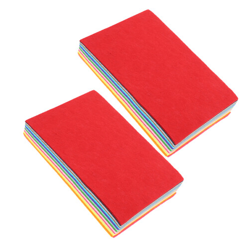 160Pcs Felt Fabric Sheets Assorted Colors DIY Craft Felt for Sewing 1