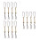 6Pcs Scratch-Resistant Brass Finger Counter for Buddhist Meditation 9