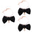 3Pcs Lightweight Pearl Cat Collar Decorative Bowknot Assorted Colors 8