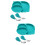2Pcs Safe Silicone Baby Dinner Plate Divided Kids Feeding Tableware 7
