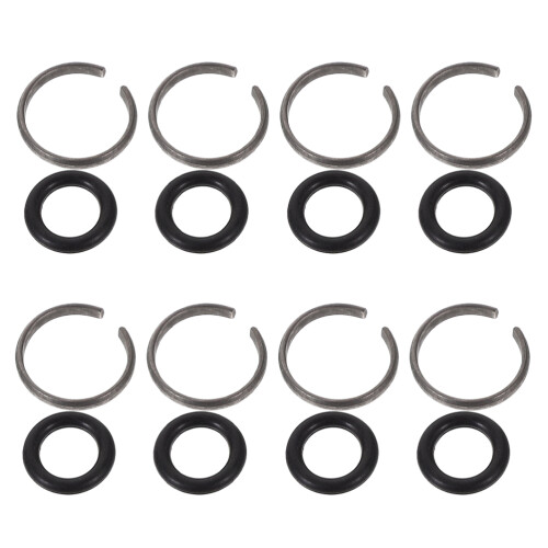 40Sets Impact Wrench Socket Retainer Rings Durable Black Rubber Iron 2