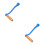 2Pcs Metal Pasta Maker Handle Replacement for Manual Noodle Machines 8