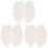 3St Bruids Sluier Haaraccessoires Beige Comfort 2