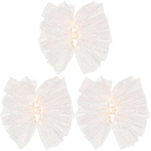 3St Bruids Sluier Haaraccessoires Beige Comfort 1