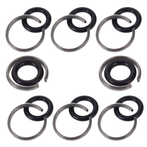 40Sets Impact Wrench Socket Retainer Rings Durable Black Rubber Iron 1