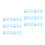 36Pcs Durable Blue Silicone Chopstick Training Rings for Children 3