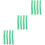 12Pcs Lightweight Plastic Tree Protectors Green Tree Tubes 6