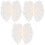 3St Bruids Sluier Haaraccessoires Beige Comfort 3
