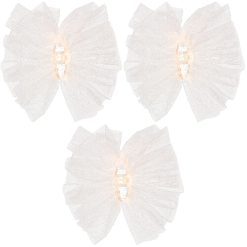 3St Bruids Sluier Haaraccessoires Beige Comfort 2