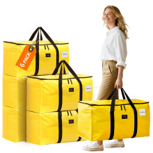 Moving Bags and Storage Bags - 95L Heavy Duty Moving Boxes with Reinforced Botto