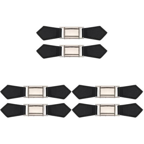 6 Pcs Toggle Buckles Artificial Leather Belt Fasteners 2