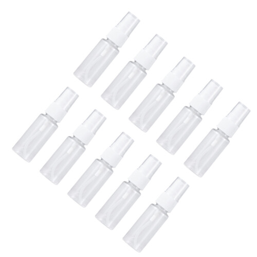 30Pcs Compact Transparent Spray Bottles for Perfume Makeup and Plants