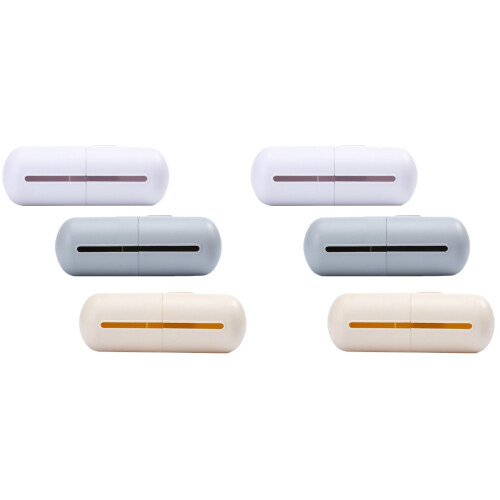 6Pièces Rangement Murale ABS Fixation Perçage 1