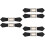 6 Pcs Toggle Buckles Artificial Leather Belt Fasteners 7