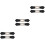 6 Pcs Toggle Buckles Artificial Leather Belt Fasteners 6