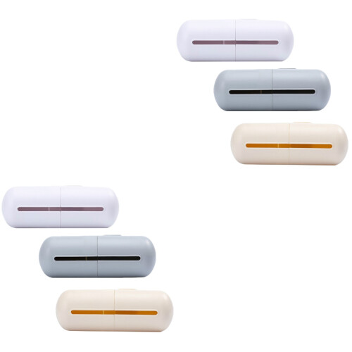 6Pièces Rangement Murale ABS Fixation Perçage 2