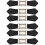 6 Pcs Toggle Buckles Artificial Leather Belt Fasteners 9
