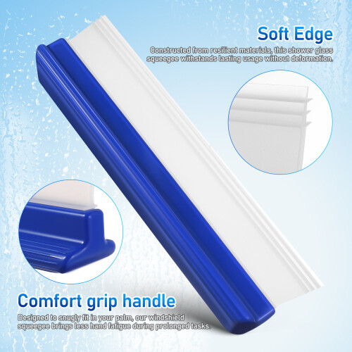 Blauwe ABS Squeegee Voor Autoruimte En Badkamer 2