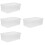 4Pcs Transparent Bread Storage Box PP Fresh Keep Container for Kitchen 7