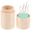 2Sets Lichtgele Naaidoos Compact Draagbare Naaldhouder Duurzaam 2