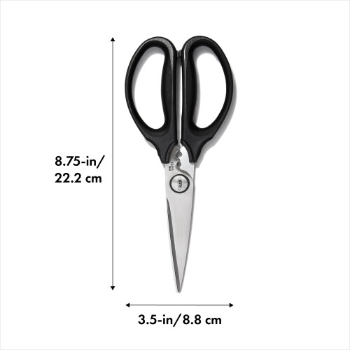 OXO Good Grips Kitchen & Herb Scissors, Silver/Black 2