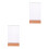 2St Acryl Menu Displayhouder Transparant Voor Restaurant En Bruiloft 6