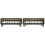 2Pcs Grey Storage Container for Hair Clipper Comb with 8-Grid Holder 3