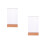 2St Acryl Menu Displayhouder Transparant Voor Restaurant En Bruiloft 9