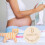 2Sets Beige Commemoratieve Baby Maandelijkse Groeikaarten Props 7