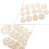 2Sets Beige Commemoratieve Baby Maandelijkse Groeikaarten Props 8