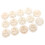 2Sets Beige Commemoratieve Baby Maandelijkse Groeikaarten Props 3