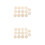 2Sets Beige Commemoratieve Baby Maandelijkse Groeikaarten Props 11