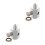 2St Aluminium Turbo Tee Fitting Voor Auto's En Suv's 4