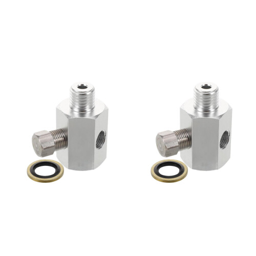 2St Aluminium Turbo Tee Fitting Voor Auto's En Suv's 1