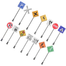 56St Mini Verkeersborden Model Set ABS Decoratie Zandtafel Diverse