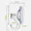 Quntis Suction Hooks 2 Packs Powerful Push and Lock Vacuum MultiPurpose Suc 4